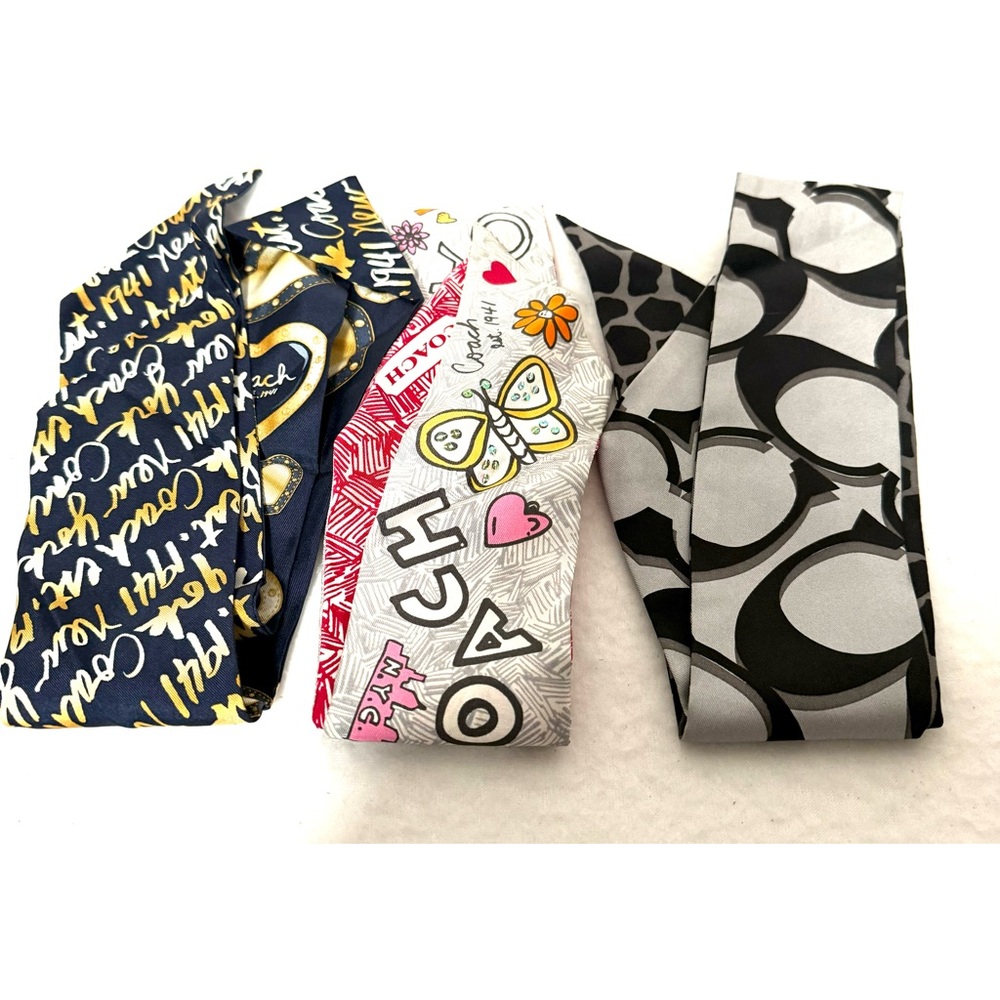 3 coach scarves